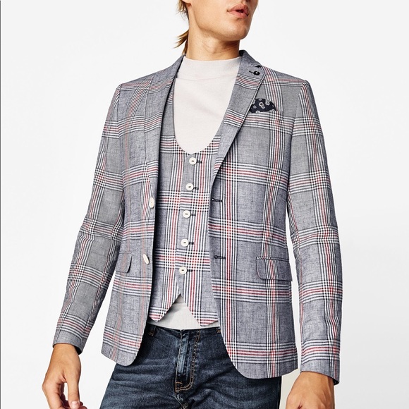 zara slim fit blazer